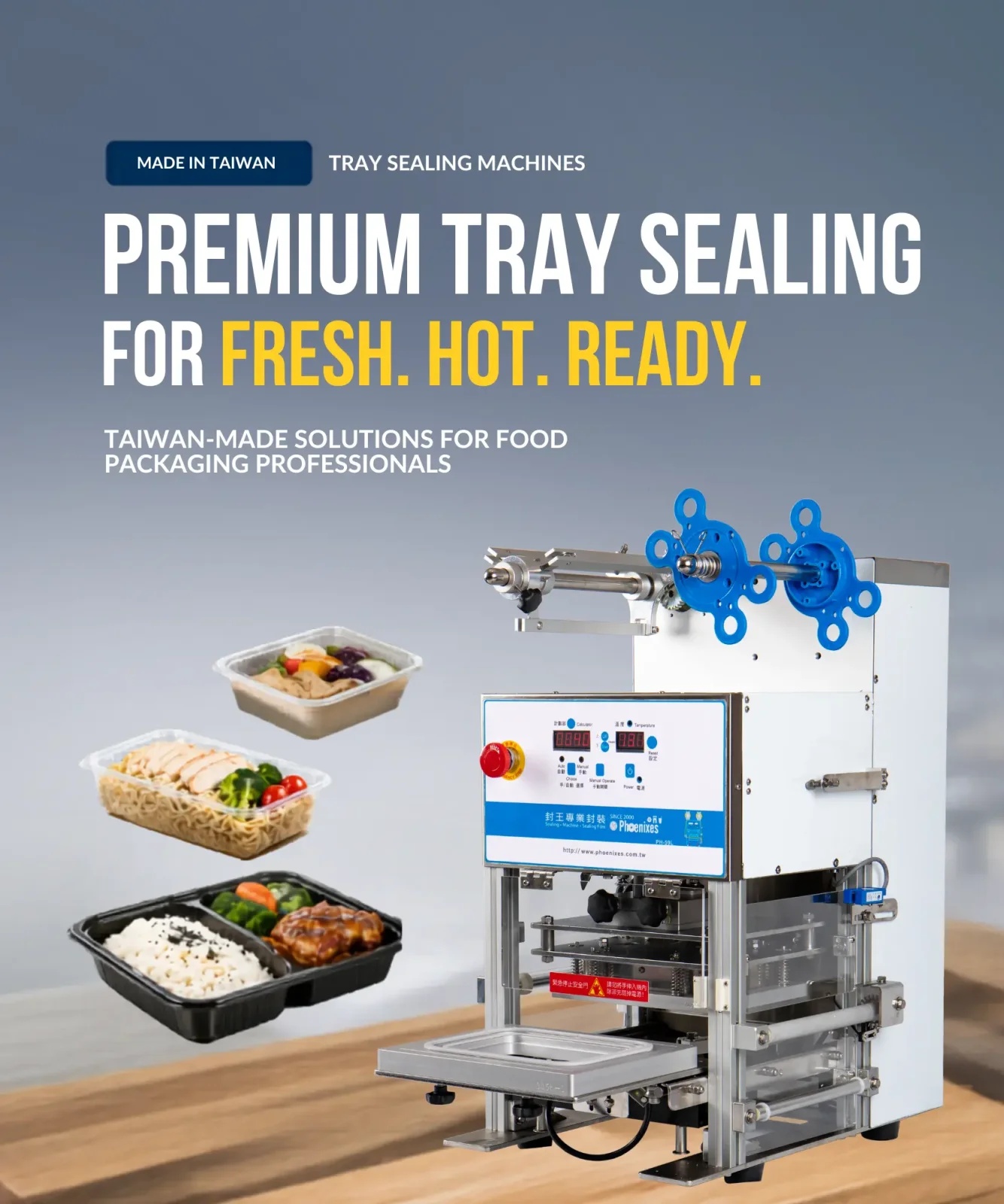 Food Tray Sealing Machine