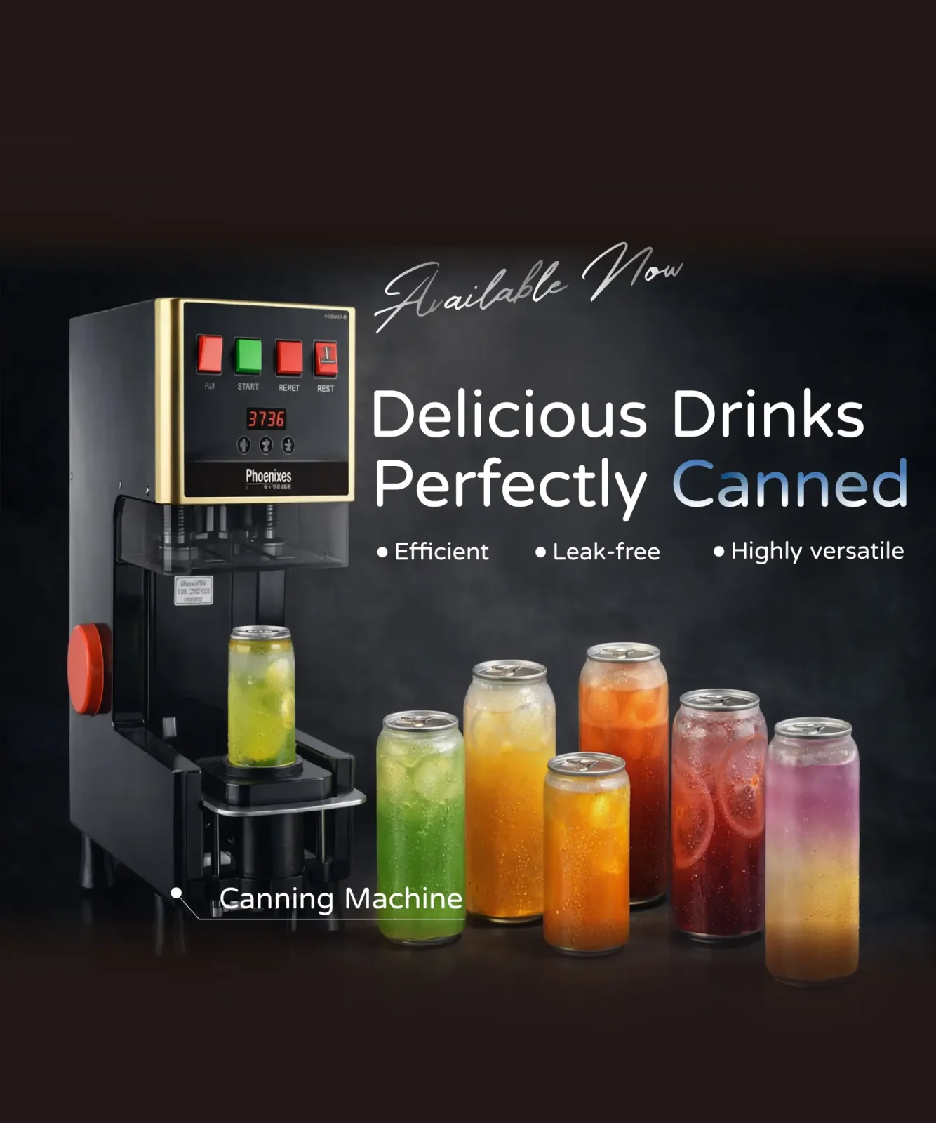 Canning Machine-Delicious Drinks Perfectly Canned
