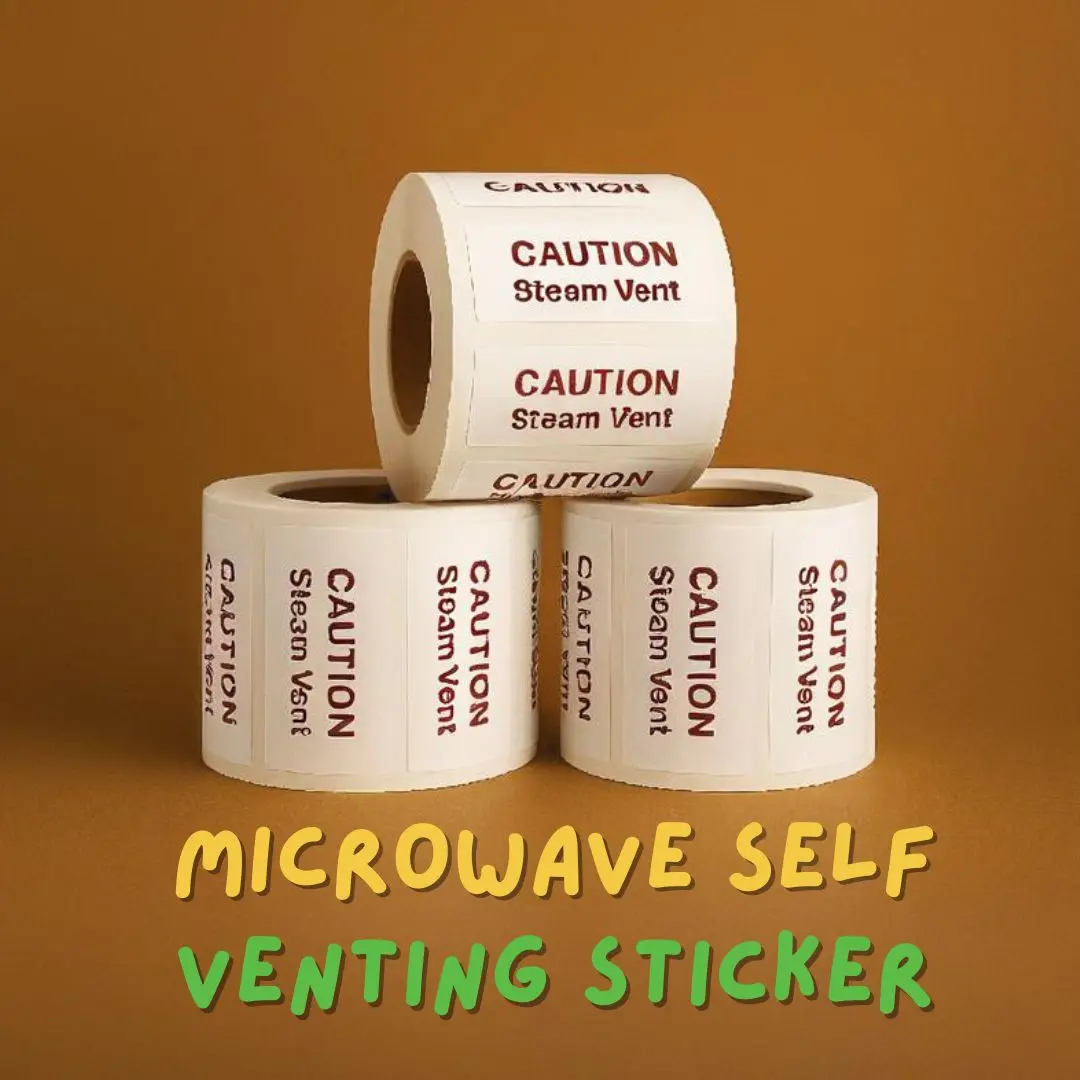 Microwave Self-Venting Sticker