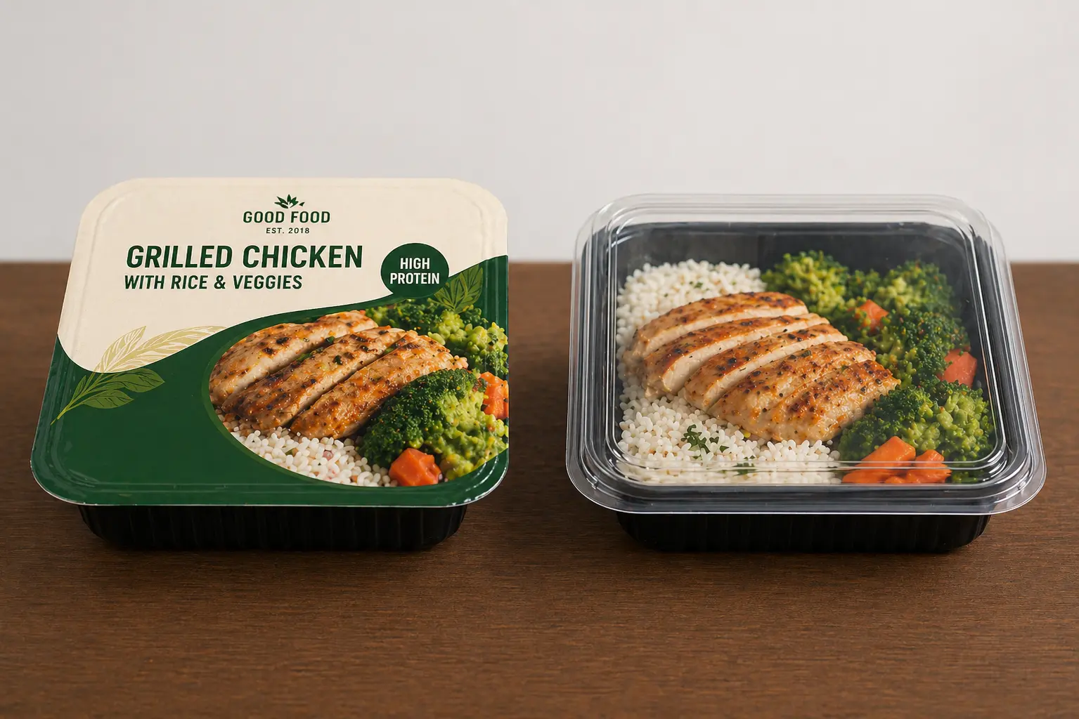 Food container not sealed properly lid open