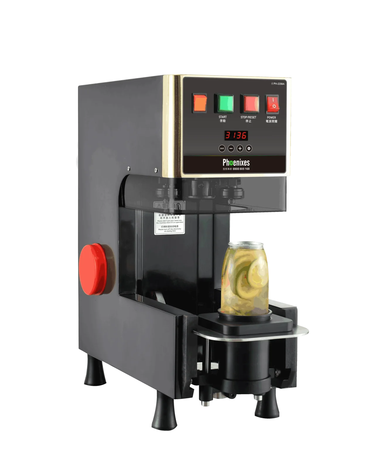 Desktop aluminum cap sealing machine