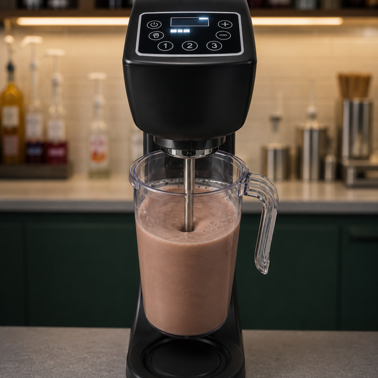 Commercial drink mixer high-speed mixing