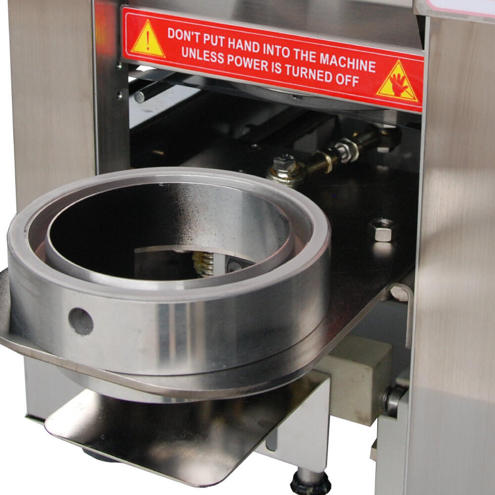 PH-588S high-performance cup sealer for beverages, full stainless steel, durable components, suitable for bubble tea, coffee, juice, and smoothie cups