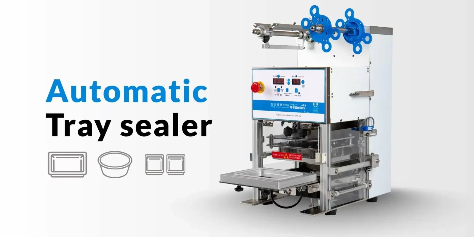 Tray sealer | Tabletop motor-driven
