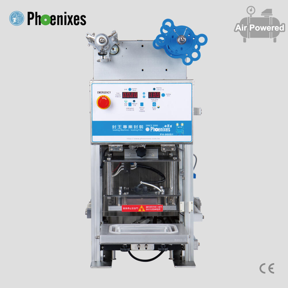 Tray sealer | Air-compressor driven