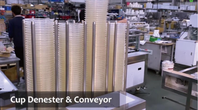 Automatic container denesting