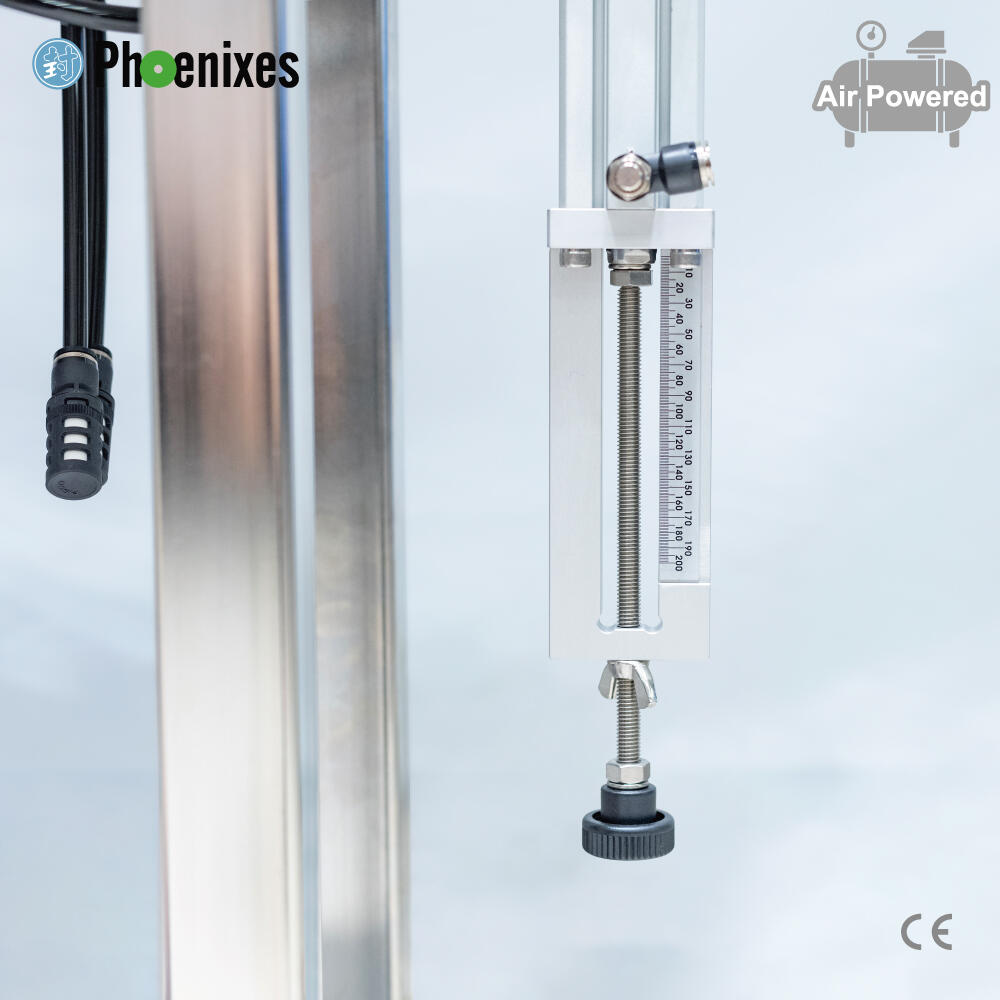 PH-2A3 filling-volume adjustment scale from 10 to 200 c.c.