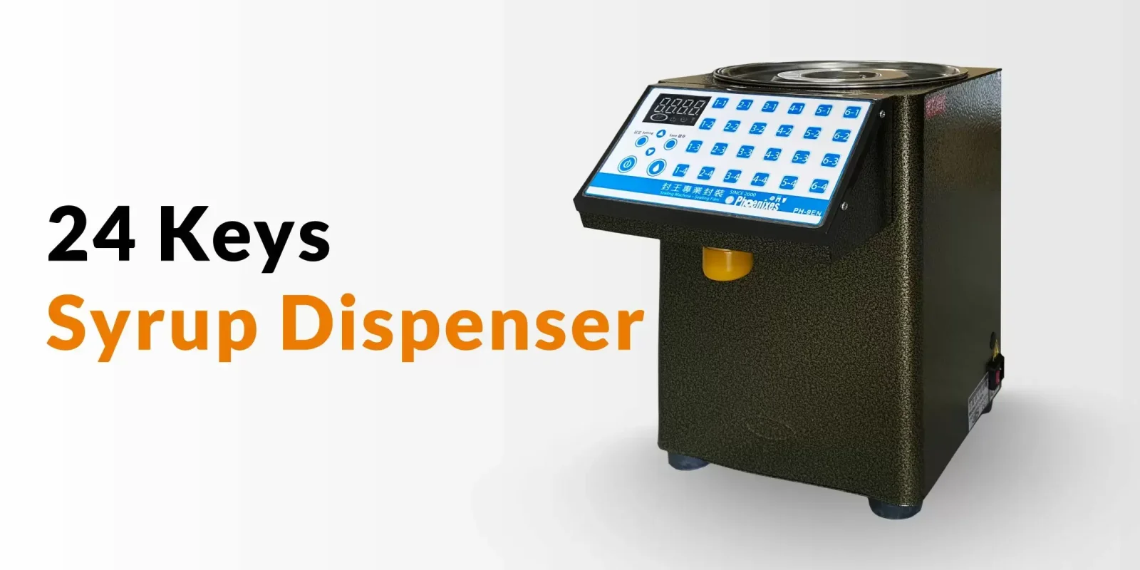 Fructose syrup dispenser - 24 Keys