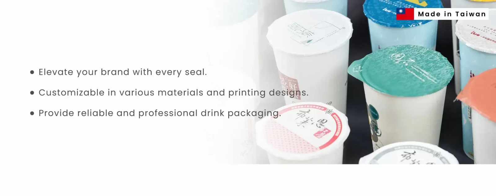 Custom Printed Bubble Tea Sealing Film