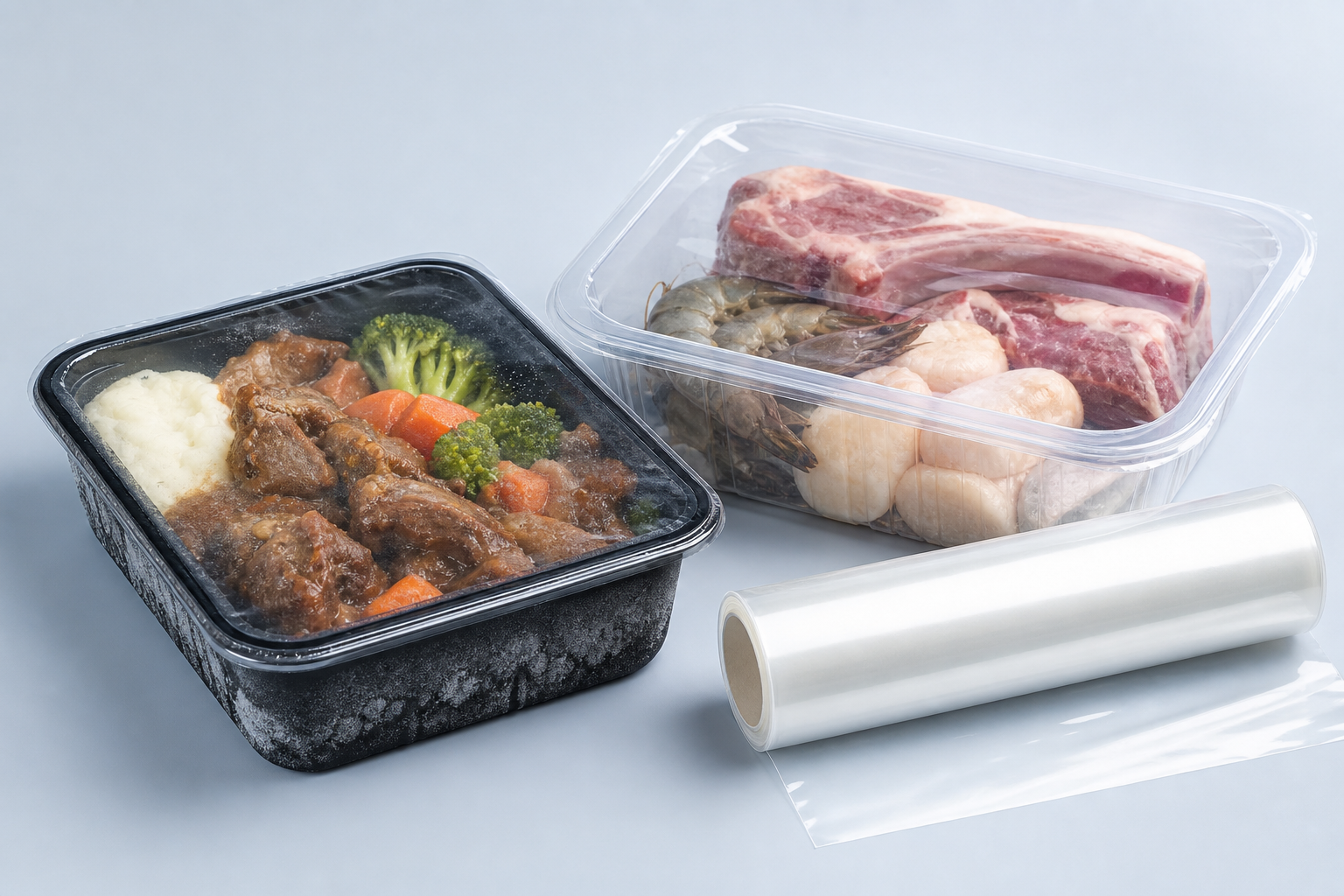Film for freezing, microwave use and other needs for chilled and frozen food packaging