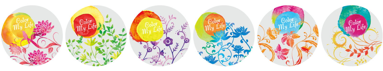6-Picture ES Sealing Film - Colorful Series