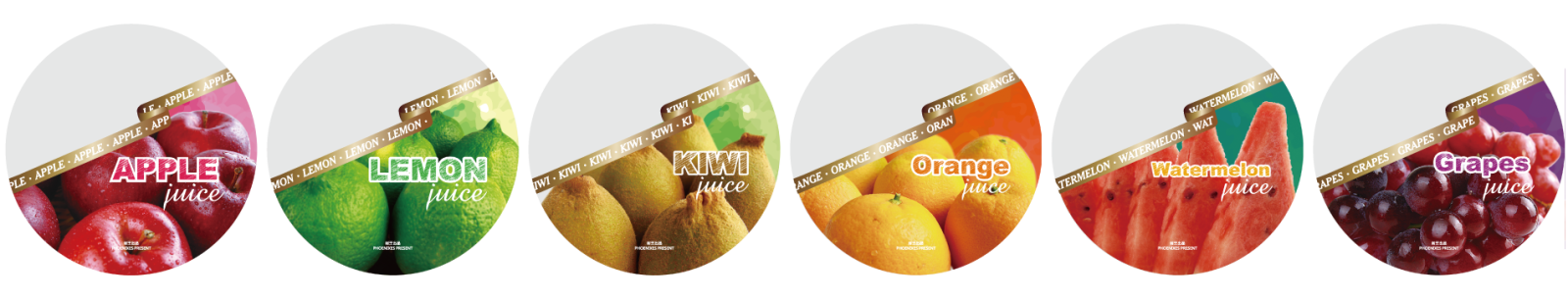 6-Picture ES Sealing Film - Fruit Series